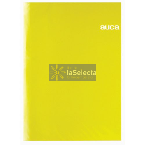 CARPETA PLASTIFICADA OFICIO AMARILLO AUCA